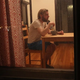 The unidentified man’s entire miserable existence was reportedly visible for nearly half an hour to anyone outside his building.
